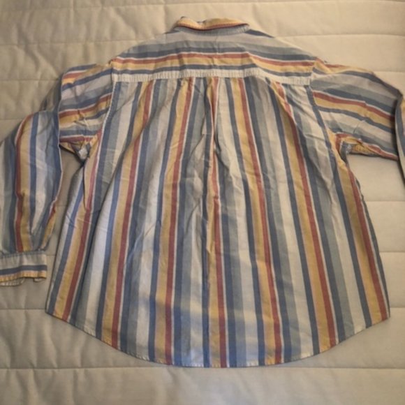 L.L. Bean Collared Striped Long sleeve Button-down - Picture 4 of 4